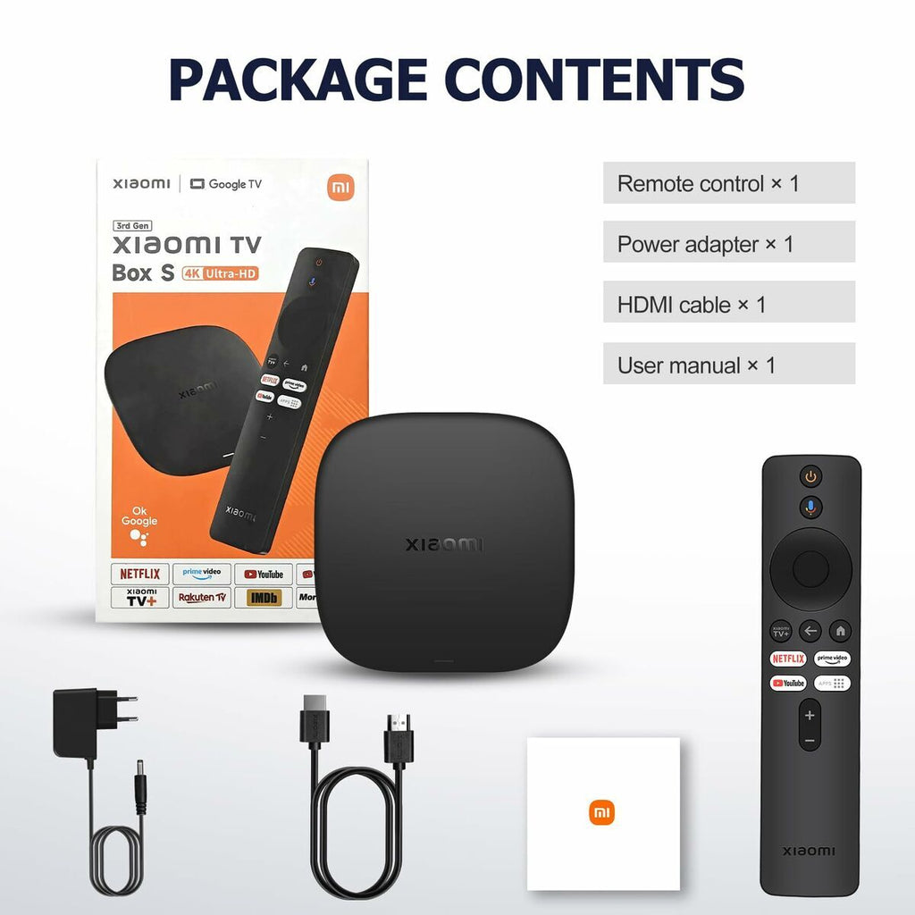 Streaming Device Xiaomi TV BOX S (3RD GEN) 4K
