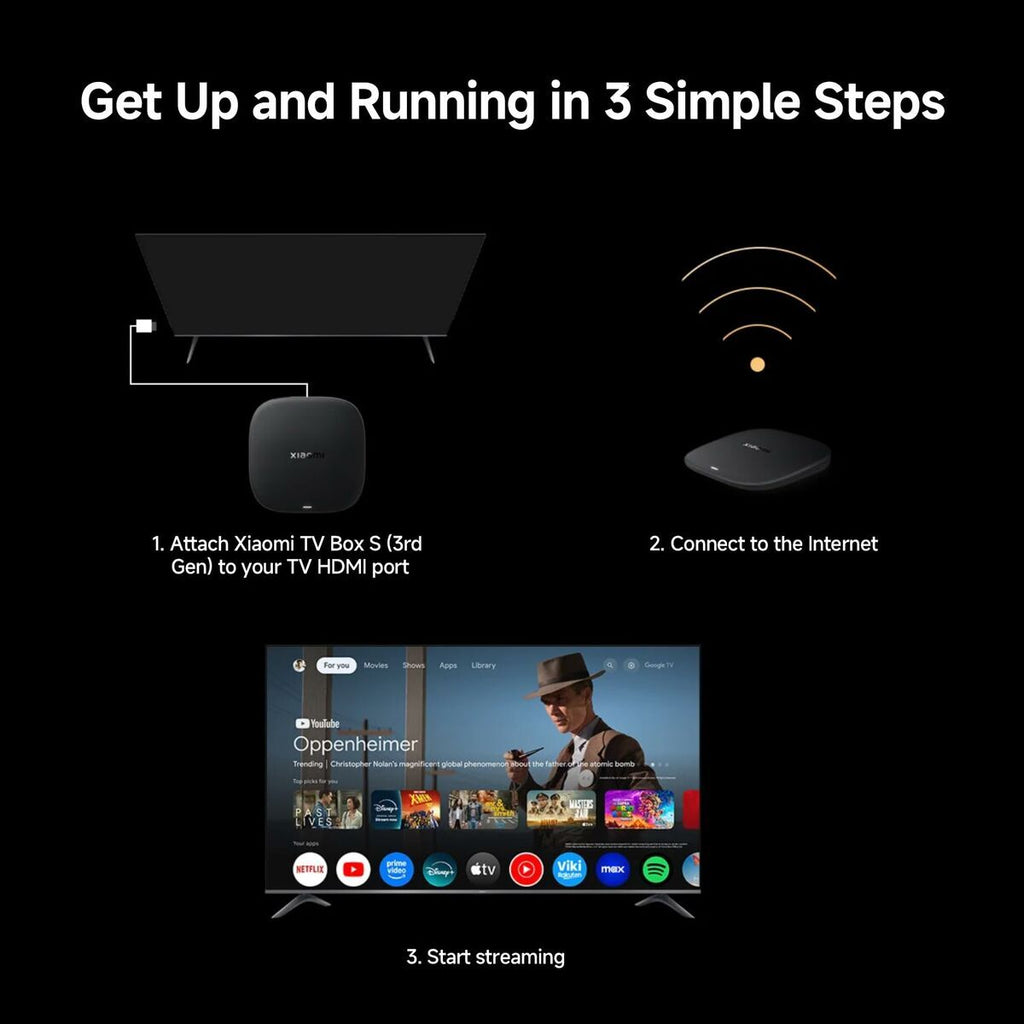 Streaming Device Xiaomi TV BOX S (3RD GEN) 4K