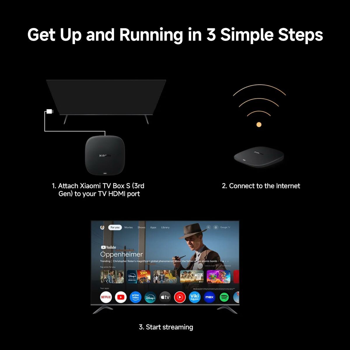 Streaming Device Xiaomi TV BOX S (3RD GEN) 4K