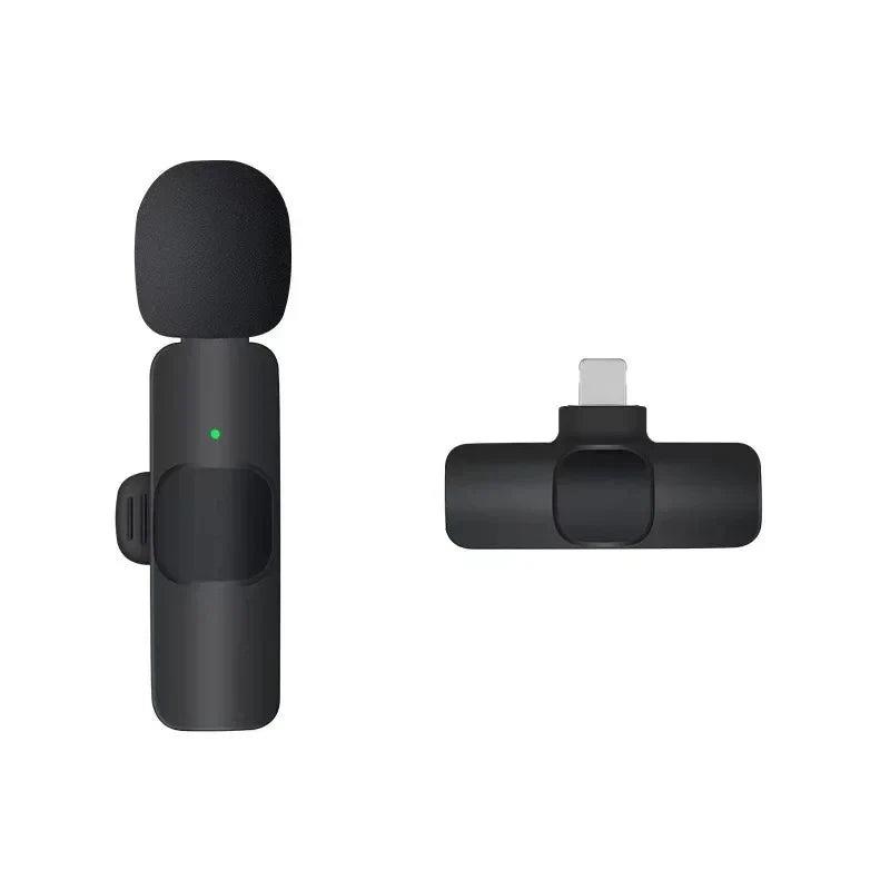 Mini Wireless Lavalier Microphone for iPhone & Type-C Devices
