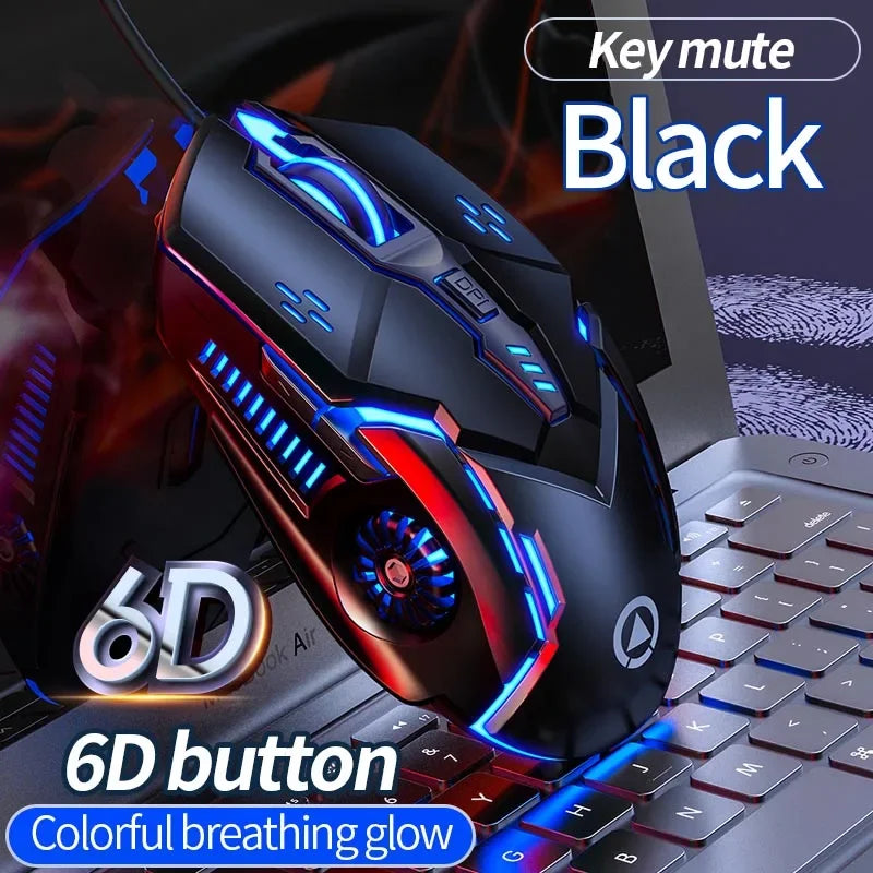 YINDIAO G5 RGB Gaming Mouse – Ergonomic, Silent, and Precise