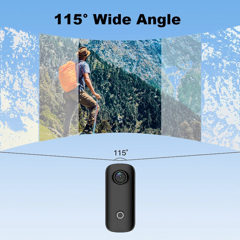 SJCAM Pocket 4K Mini Camera with Waterproof Case