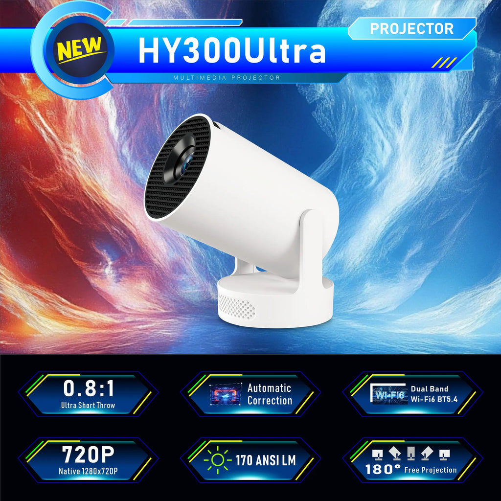 HY300Ultra Smart Projector 4K Android