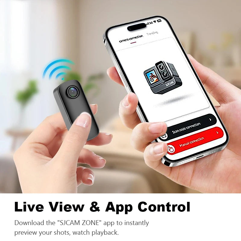 SJCAM Pocket 4K Mini Camera with Waterproof Case