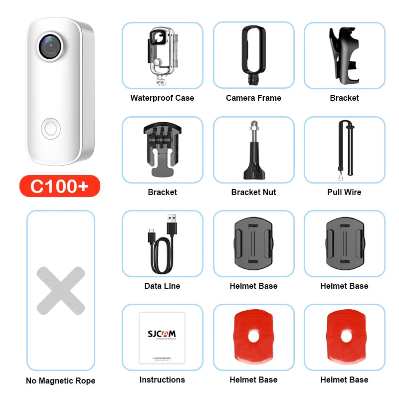 SJCAM Pocket 4K Mini Camera with Waterproof Case